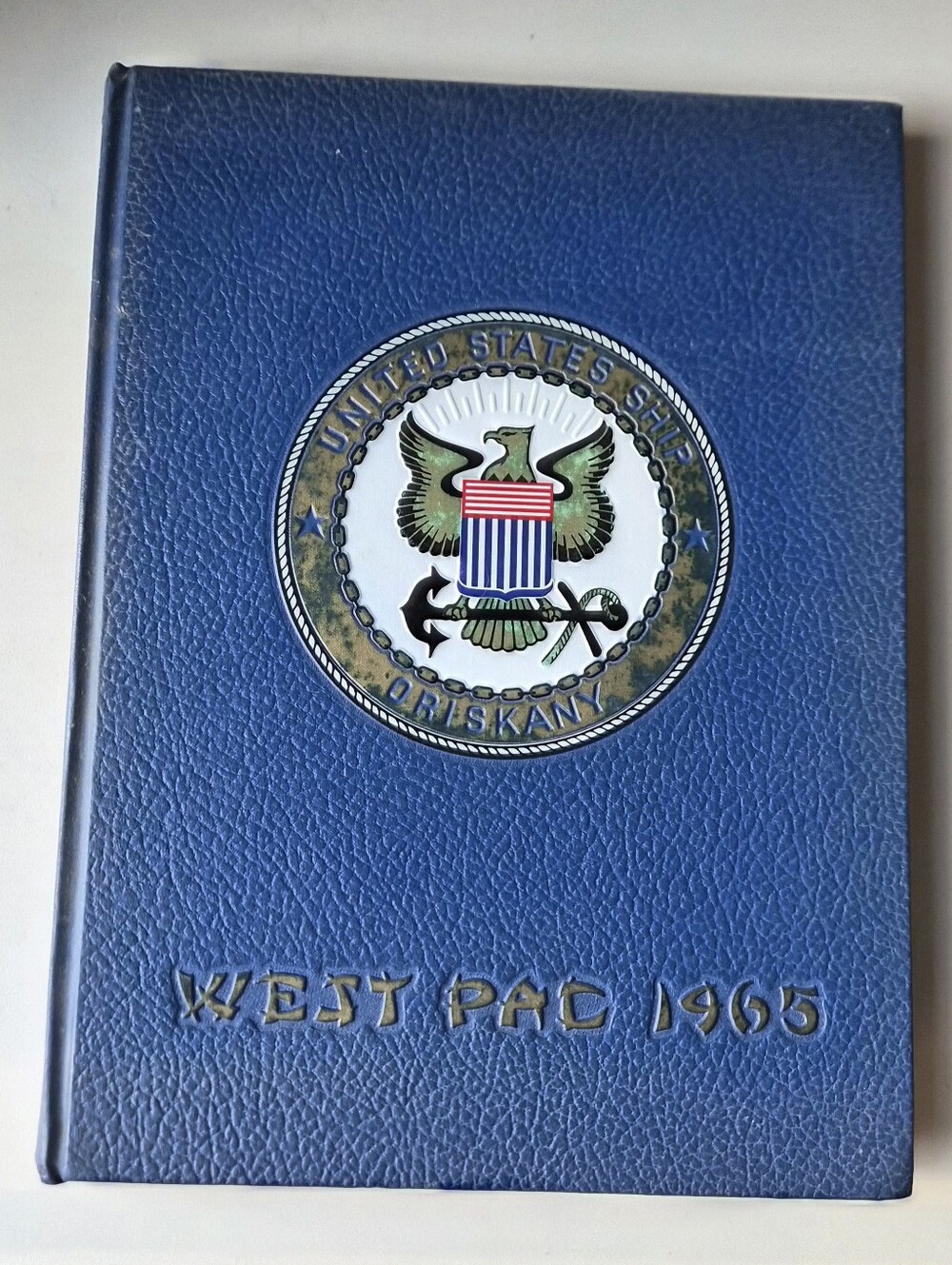 USS Oriskany - West Pac 1965 Blue U.S. Navy Cruise Book